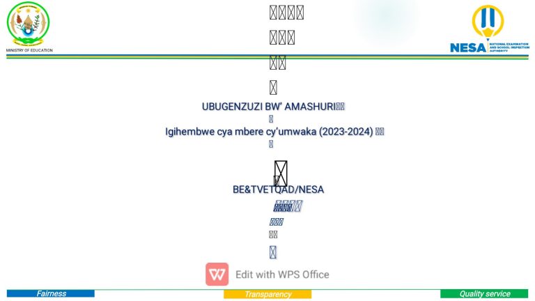 NESA:Menya byinshi mubyavuye k’ubugenzuzi bw’Amashuri bwakozwe mu igihembwe cya mbere cy’Umwaka 2023-2024